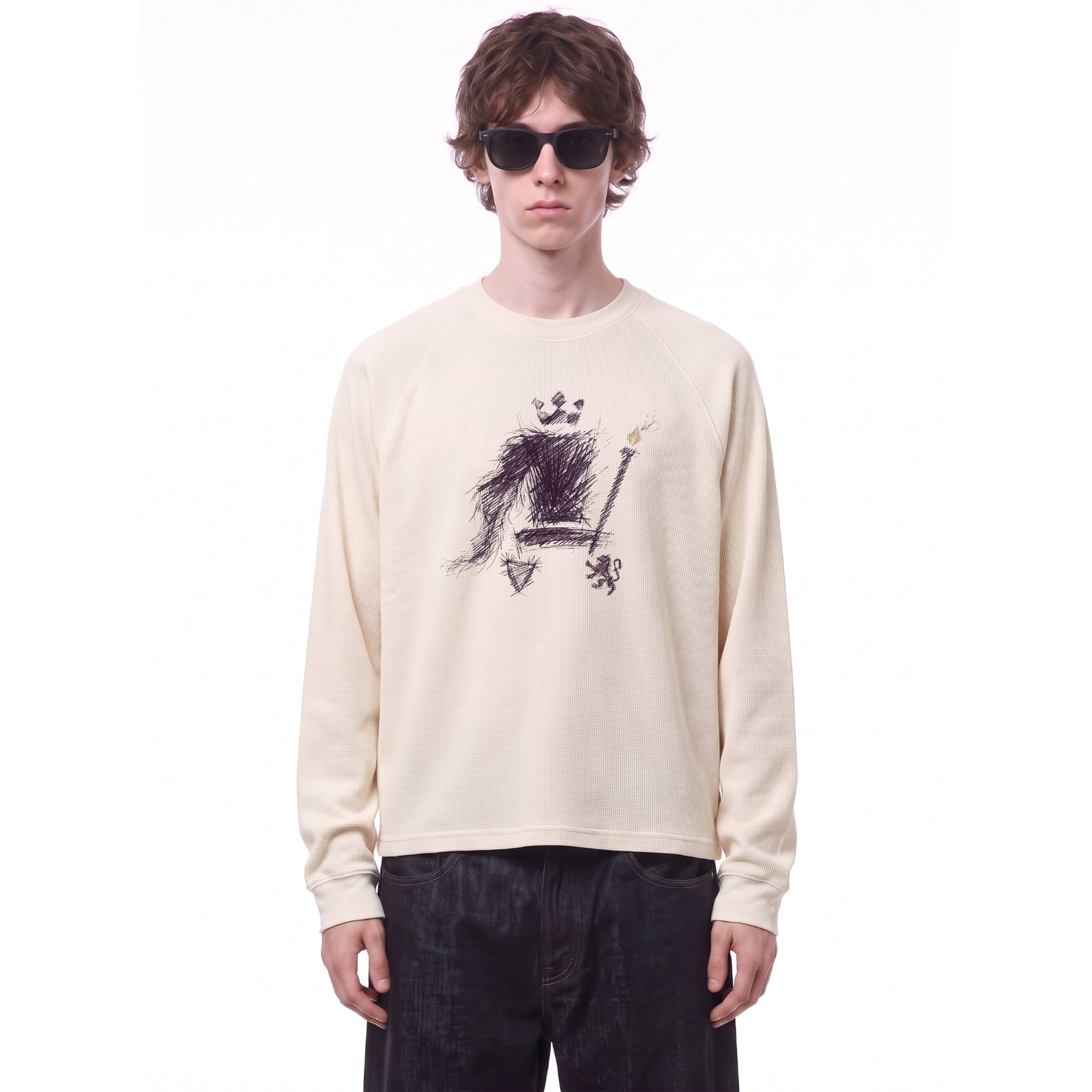The King Waffle Long Sleeve — Cover · LIGHT APRICOT