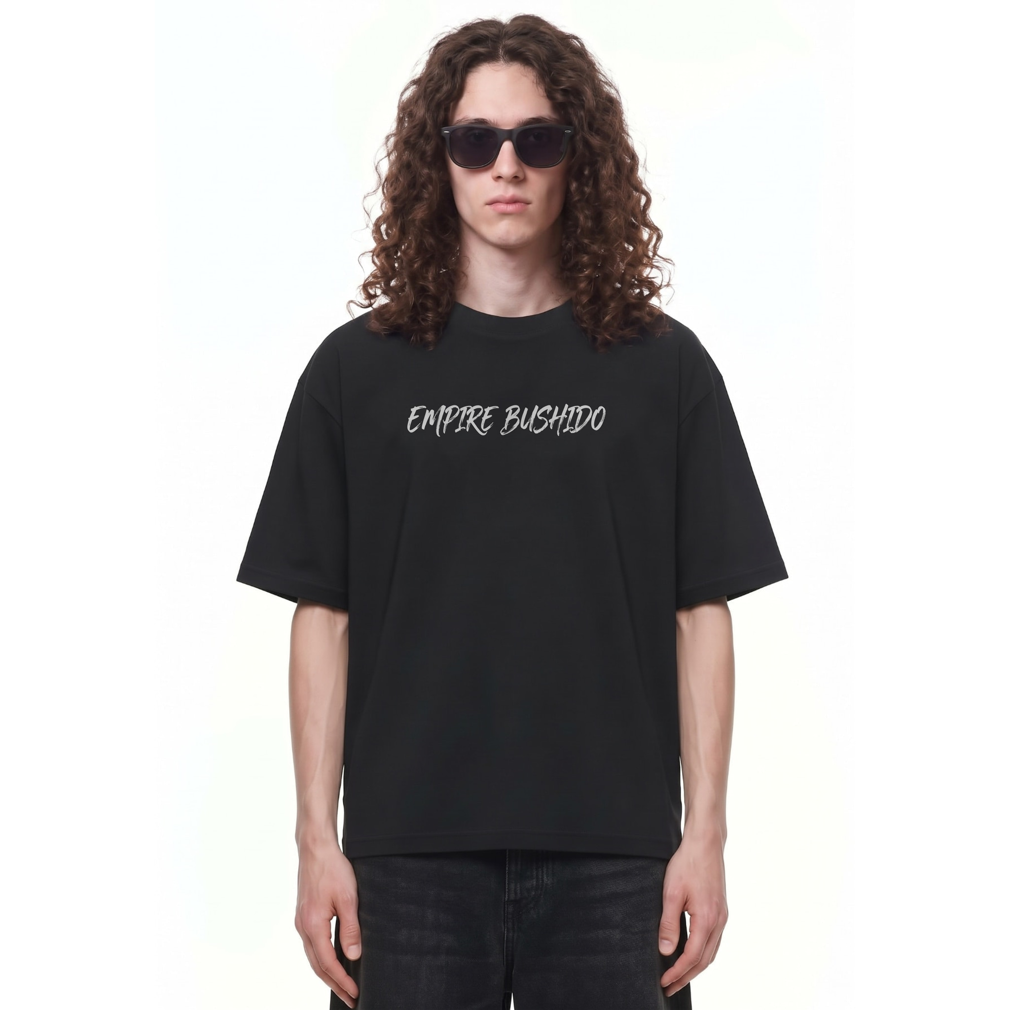 Empire Bushido Mythic Graphic Tee — Cover · Black