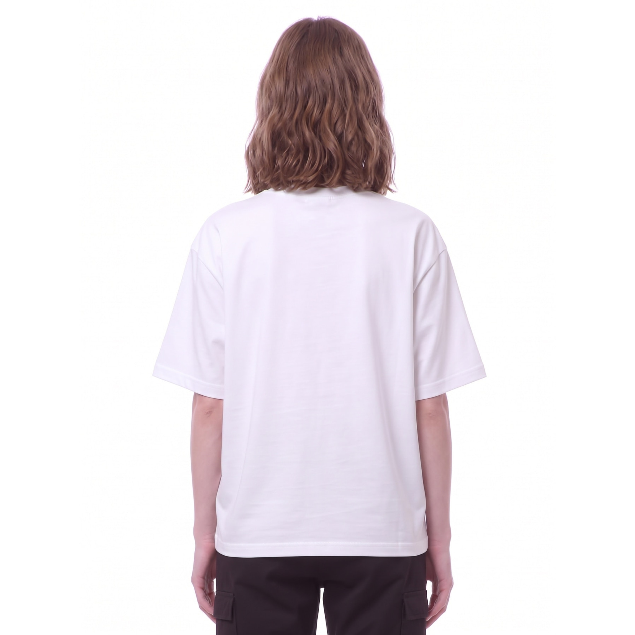 Bonnet Garden Sketch Graphic Tee — Back · White
