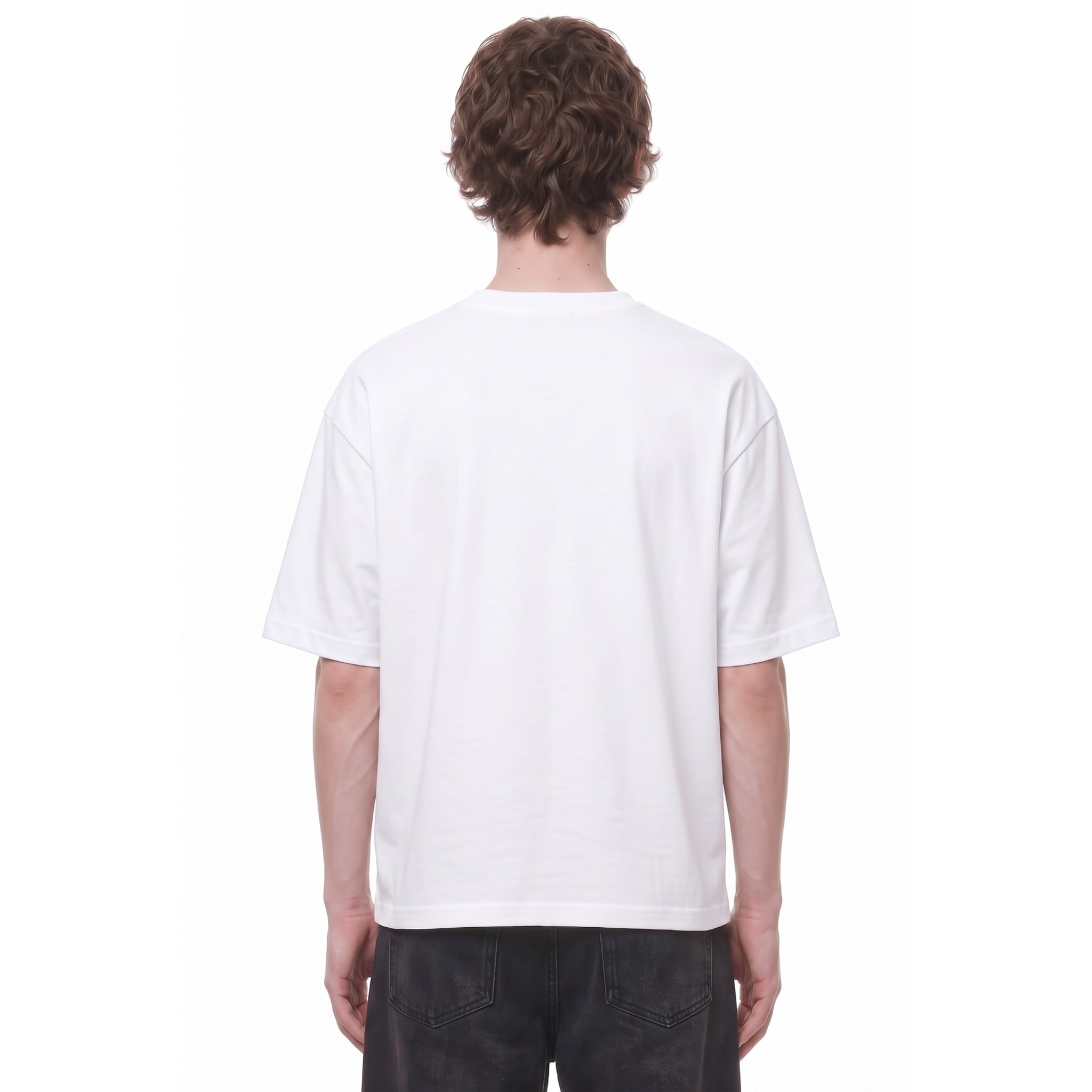 Snow Apes Sketch Graphic Tee — Back · Black
