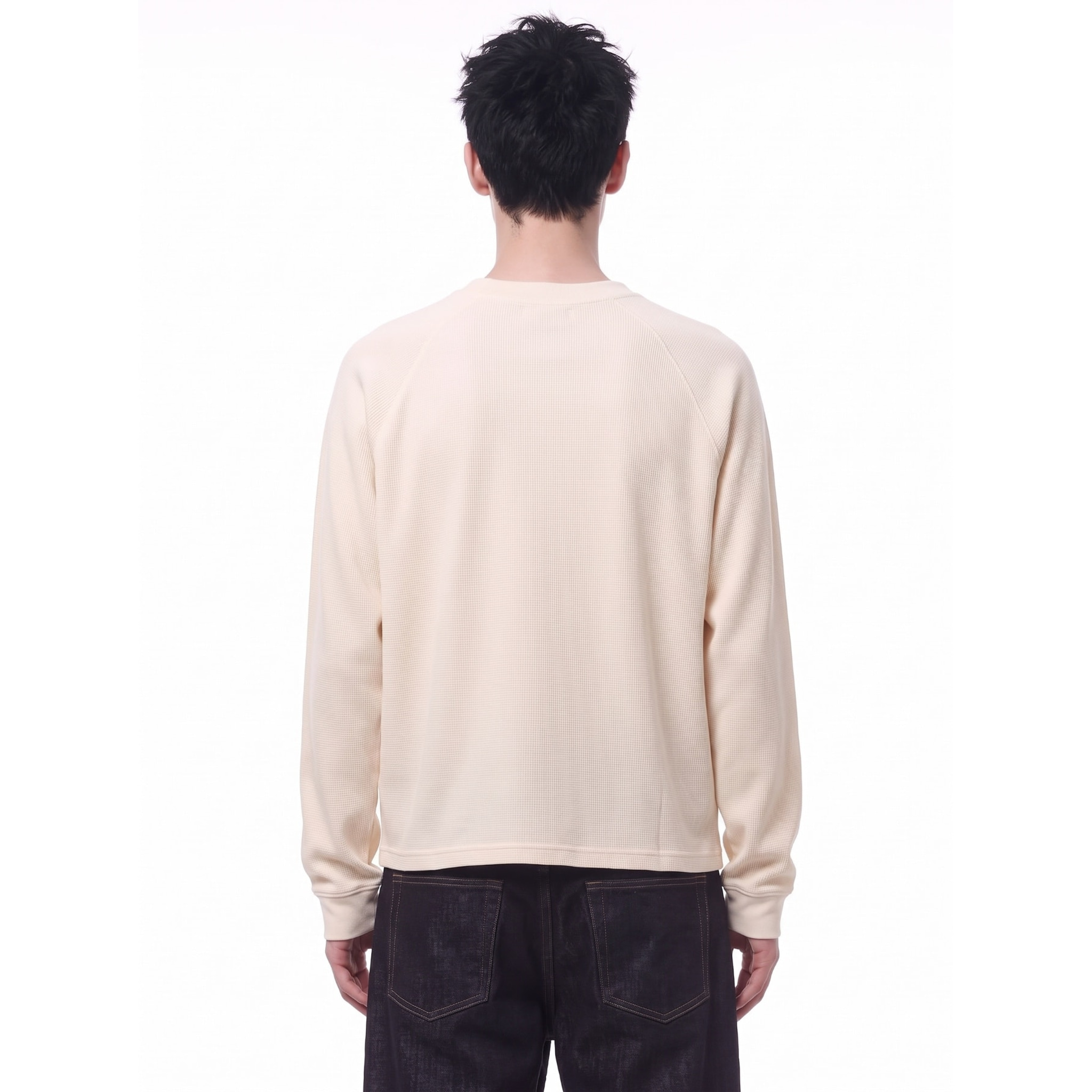 Sonic Fury Hooded Guitarist Long Sleeve — Back · LIGHT APRICOT